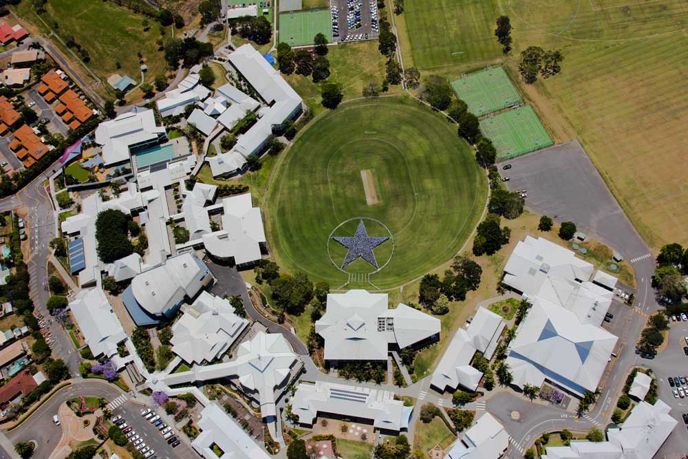 The star in context with the school